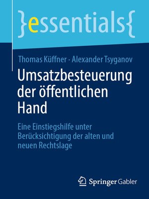 cover image of Umsatzbesteuerung der öffentlichen Hand